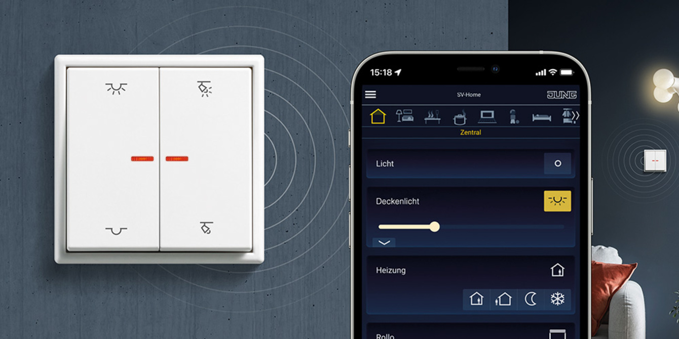 KNX RF Taster bei EH-TEC GmbH in Kitzingen